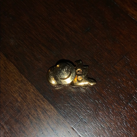 SWAROVSKI masquerade pin w/clear crystals/red - Picture 3 of 3